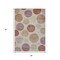 Homeroots 3' X 5' Salmon Ivory And Mauve Geometric Washable Indoor Outdoor Area Rug 630585 - alternate 1