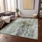 Homeroots 8' X 10' Mint Green Ivory And Gray Abstract Washable Indoor Outdoor Area Rug 603146 - alternate 3