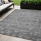 Homeroots 5' X 8' Gray Oriental Washable Indoor Outdoor Area Rug 607543 - alternate 1