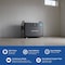 Edendirect 120 pt. 1700 sq. ft. Bucketless Commercial Dehumidifier in Gray, with Drain Hose, Automatic Defrost ZR-DY120N - alternate 4