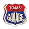 Signmission Tomas's Garage, 4 inch X 4 inch, Vinyl Decal, 2PK SHI-D-2PACK-4-383-TOMAS - alternate 1