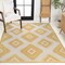 Jonathan Y Lior Geometric Moroccan Diamond Yellow/Cream 3 ft. x 5 ft. Indoor/Outdoor Area Rug TSN202C-3 - alternate 4