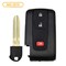 Aks Keys 2004 - 2009 Toyota Prius Smart Key 3B FCC# MOZB31EG Silver Logo RC-TOYOTA-31C - alternate 3