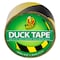 Duck Brand Duck 1.88 in. W X 10 yd L Black/Yellow Duct Tape 243054 - alternate 1
