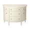 Homeroots 41in White Solid Wood Five Drawer Sideboard with Two Doors 389788 - alternate 1