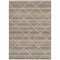 Homeroots 10' X 14' Taupe And Brown Geometric Washable Indoor Outdoor Area Rug 610732 - alternate 3