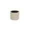 Homeroots Off White Ceramic 25 Ounce Dotted Round Distressed Pot Planter 487417 - alternate 1