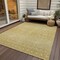 Homeroots 9' X 12' Gold Ivory And Taupe Tribal Washable Indoor Outdoor Area Rug 582624 - alternate 3