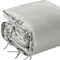 Homeroots Light Gray King Linen 220 Thread Count Washable Duvet Cover Set 529005 - alternate 3