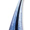 Homeroots 9" Clear and Blue Murano Glass Modern Abstract Tabletop Sculpture 376073 - alternate 3
