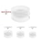 Smarty Had A Party 12 in White Round Plastic Trays with Lids, 25PK 9922WHCS-CASE - alternate 3