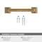 Amerock Ville 3-3/4 inch (96mm) Center-to-Center Champagne Bronze Cabinet Pull, 25PK 25VMP36775CZ - alternate 2