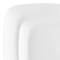 Smarty Had A Party Solid White Flat Rounded Square Plastic Dinnerware  Set (120 Dinner Plates+120 Salad Plates), 240PK 4830WH-VP-CASE - alternate 4