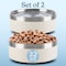 Petmaker Set of 2 Stainless Steel Dog Bowls 32oz Double Wall Insulated Non Slip Metal for Small-Medium Pets PET6424 - alternate 4