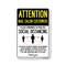 Signmission PSA, Nail Salon Customers Practice Social Distancing, 10in X 7in Rigid Plastic, OS-NS-P-710-25363 OS-NS-P-710-25363 - alternate 1