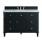 James Martin Vanities Lorelai 48'' S Vanity, Black Onyx w/ Jasmine Pearl Silestone Top w/FreePower Wireless Charger 424-V48-BKO-FEJP - alternate 1