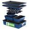 Nutrichef 8-Piece Nonstick Stackable Bakeware Set NCBKSTK9 - alternate 1