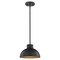 Westinghouse One-Light Indoor Pendant Hammered ORB Metal Shade Gld Interior 6309900 - alternate 1