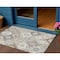 Homeroots 3' X 5' Ivory Gold And Gray Southwestern Washable Indoor Outdoor Area Rug 632269 - alternate 1