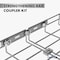 Kable Kontrol Strengthening Bar Coupler kit, 3, Flanged Washers, 3, Nuts, 3, Bolts- 304 Stainless Steel KK-SBR-304SS - alternate 3