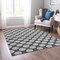 Homeroots 10' X 14' Charcoal And Ivory Polka Dot Washable Indoor Outdoor Area Rug 614892 - alternate 4