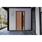 Vdomdoors Front Exterior Prehung Steel Door Ronex1033 Teak Entry Metal Modern Painted W36xH80 Left hand RONEX1033EXD-OAK-W36 x H80-LH-I - alternate 3