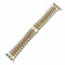Elegani Steel & Rose Gold Classic Multi-Link Stainless Steel Band Compatible with Apple Watch 42mm HC5LSB-SRGD-42mm - alternate 1