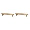 Homeroots Set of Two Natural Solid Wood Riser Trinket Tray 592779 - alternate 1