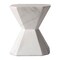 Leisuremod Azure 17 in Modern Round Fiberstone Side Table, Weather-Resistant, Fully Assembled AST17MW - alternate 2