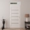 Vdomdoors Front Exterior Prehung Metal-Plastic Door, Manux 8415 White Silk, Top Sidelite Transom, Office Comm MANUX8415EXD-WS-W30xH80+14-RH - alternate 4