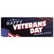 Signmission Happy Veterans Day, 18 Inch, Banner B-30392 - alternate 1