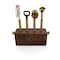 Picnic Time Family Of Brands NCAA USC Trojans Sidecar 5-Piece Bar Tool Set 672-05-508-093-0 - alternate 2
