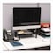 Mind Reader Adjustable Rectangular Monitor Stand, 14.5in x 9.25in x 4in to 5.5in, Black, Supports 44 lb, 2PK 4LEGM2PK-BLK - alternate 2