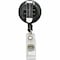 Baumgartens Reel, Id Card, Bk, Black, Plastic, Badge Holder 68824 - alternate 3