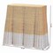 Bali & Pari Palm Scallop Natural Rattan Console Table, Two-Tone White/Natural 266-14570-ZORO - alternate 2