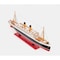 Homeroots 13" Black and Red Solid Wood Hand Painted RMS Empress of Ireland Model Boat 401892 - alternate 4