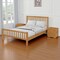 Homeroots Three Piece Oak Solid Wood Bedroom Set 523687 - alternate 4