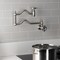 Kingston Brass Wall Mount Pot Filler Faucet, Brushed Nickel KS2108RX - alternate 4