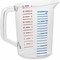 Rubbermaid Commercial Bouncer Measuring Cup, 32 oz, Plastic, Clear FG321600CLR - alternate 3