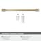Amerock Westerly 7-9/16 inch 192mm Center-to-Center Golden Champagne Cabinet Pull BP53723BBZ - alternate 2