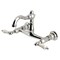 Kingston Brass Two-Handle Wall Mount Bridge Kitchen Faucet, Polished Nickel KS3256PL - alternate 1