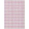 Homeroots 8' X 10' Pink And Gray Plaid Washable Indoor Outdoor Area Rug 595508 - alternate 2