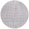 Homeroots 8' Lilac Purple And Ivory Round Striped Washable Indoor Outdoor Area Rug 583440 - alternate 4