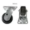 Hyw Products Heavy Duty Caster 4in Rubber on Cast Iron Wheel, Swivel 40-40S-A1-RC - alternate 2