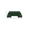 Homeroots 55" Green Fabric Modular Sleeper Sofa 568294 - alternate 4