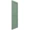 Ekena Millwork True Fit PVC Two Equal Flat Panel Shutters, Track Green, 15W x 59H, PR TFP101FPF15X059TG - alternate 5