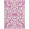 Homeroots 10' X 14' Blush And Ivory Damask Washable Indoor Outdoor Area Rug 614418 - alternate 3