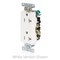 Leviton Receptacle Outlet, 20A, Light Almond, 125V 16342-T - alternate 3