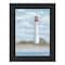 Homeroots Cape May Light Black Framed Print Wall Art 529952 - alternate 3