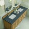 James Martin Vanities Lorelai 72in Double Vanity, Light Natural Oak w/ 3 CM Parisien Bleu Silestone Top 424-V72-LNO-FPBL - alternate 3